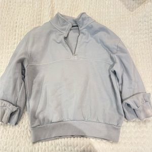 Brandy Melville Half zip up crew neck
